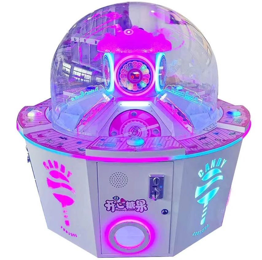 1pcsColorful Park Popular Children's Arcade Children's Coin-operated Lollipop Vending Machine Prize Candy Digging Machine