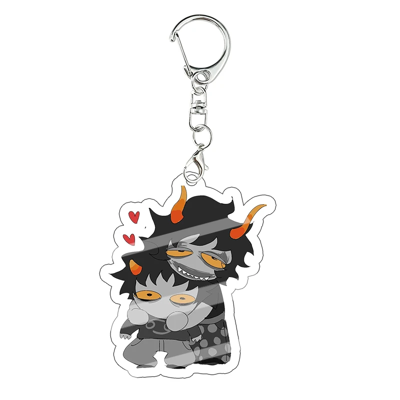 Homestuck AdiosToreador Dave Acryl-Schlüsselanhänger Dekorationszubehör Anhänger Schlüsselanhänger Figuren Mädchen Tasche Geburtstagsgeschenk – Detail 22