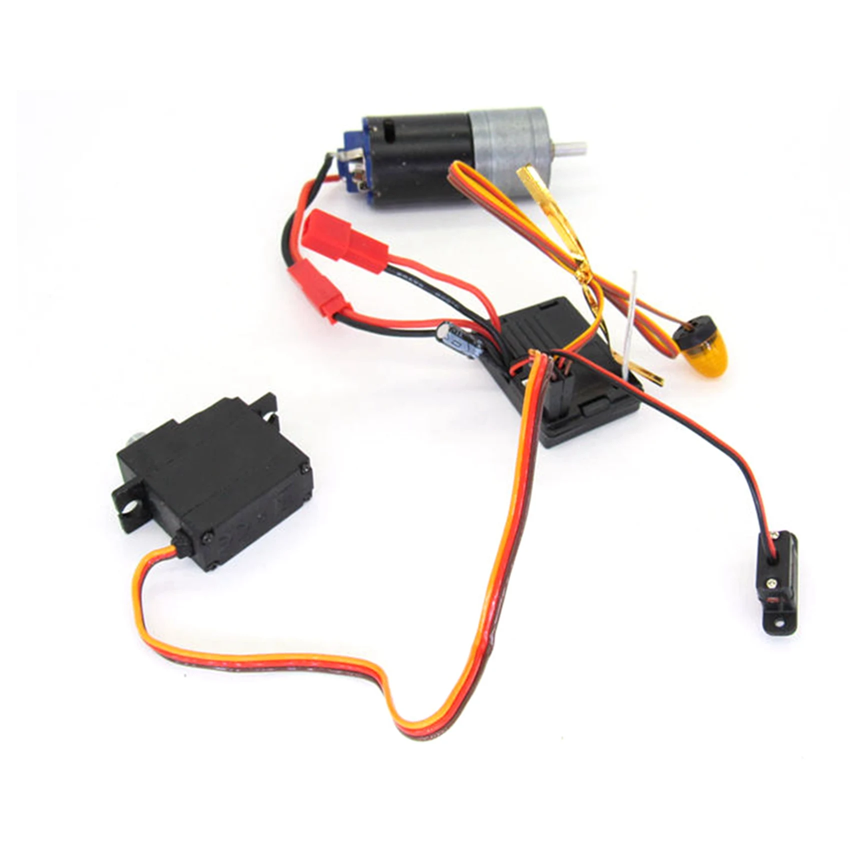 

2X AX-7S AX7S 2.4G 3CH Transmitter Remote Controller With 2 In 1 Receiver ESC For WPL D12 MN D90 MN99S MN86