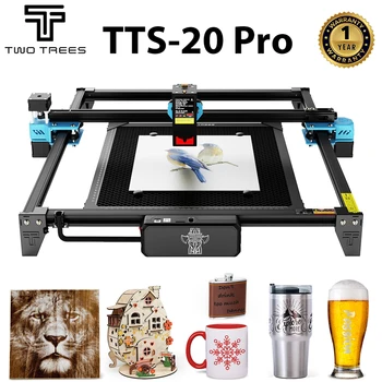 Twotrees TTS-20 Pro Metal Laser Engraving Machine WiFi Offline Control 20W Blue Light CNC…