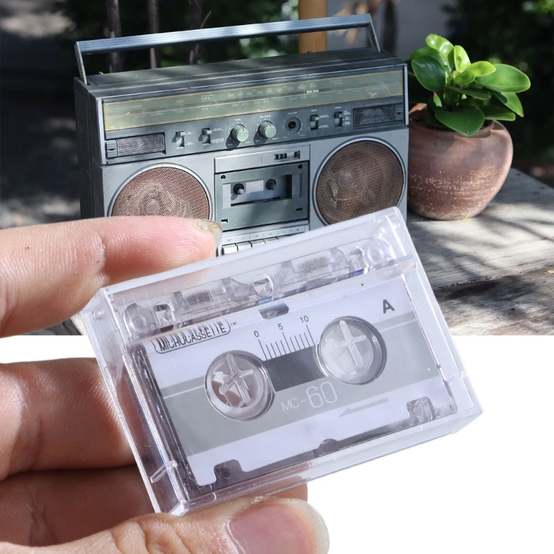 Blank Tape 60 Minutes Auditory Cassette Recorder Tape for Studio Recording Single Pack Empty Tape