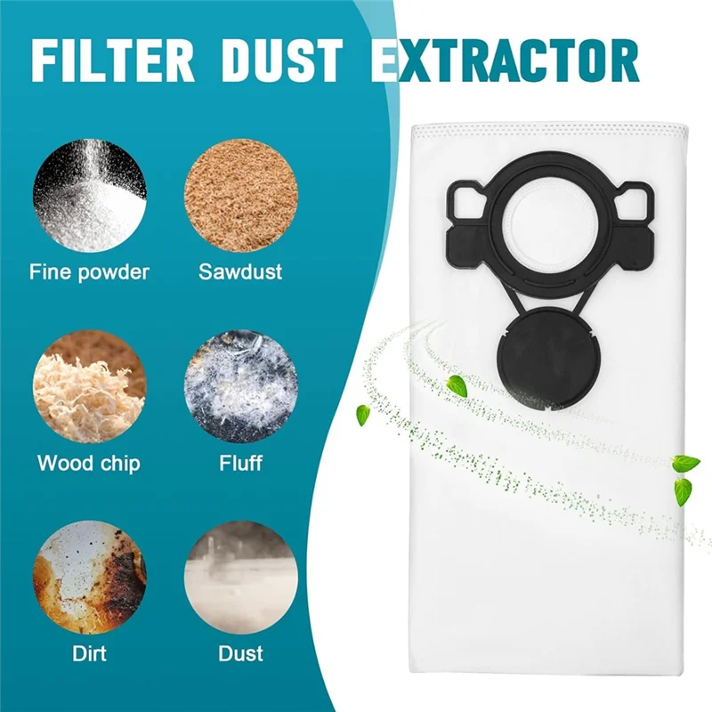 AD-12Pcs Dust Bags Fornilfisk 107419593 ATTIX33/44,Vl200aero 20/21,Aero 25/26/31,VC2010L/VC2511 Vacuum Cleaner Parts