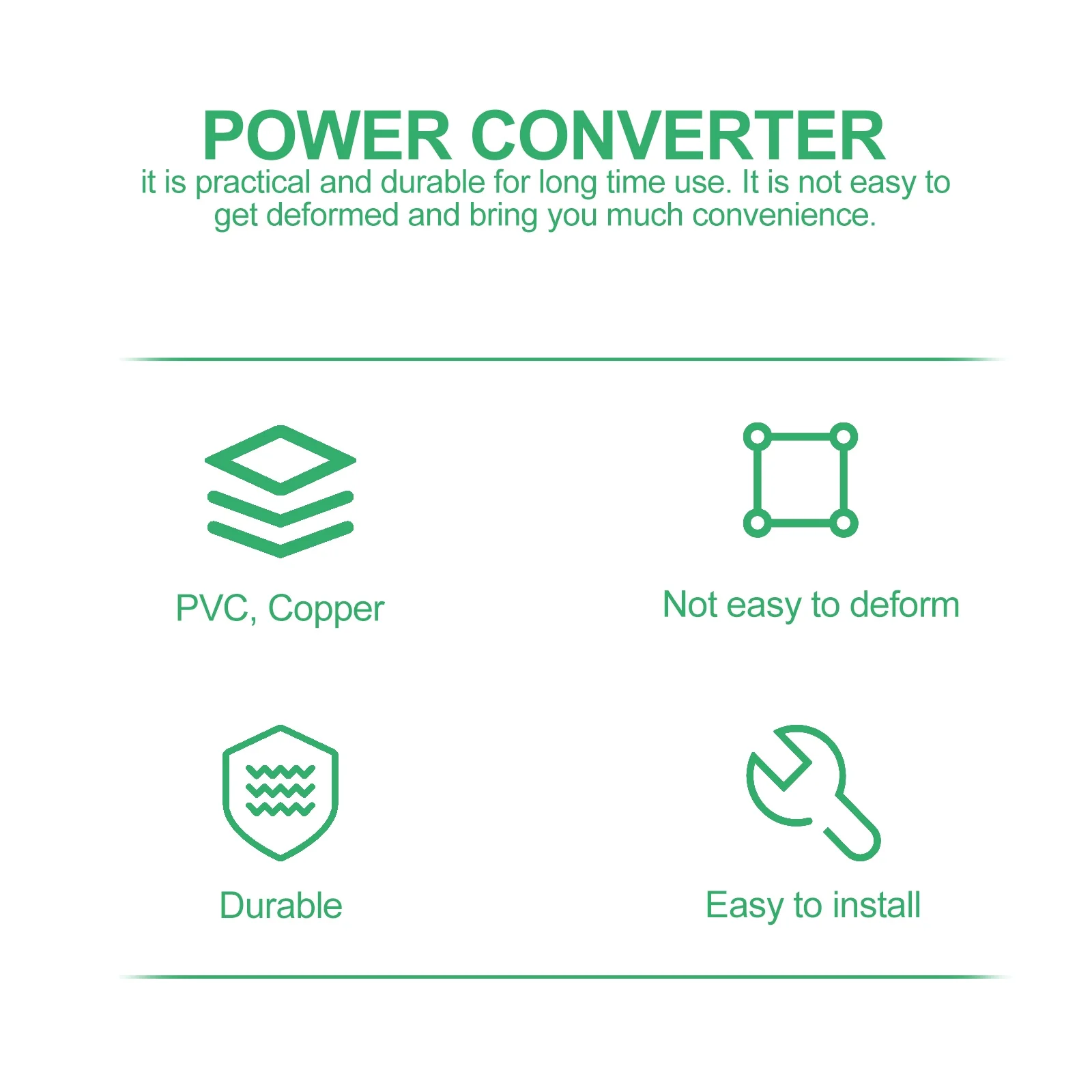 

USB-адаптер для прикуривателя 12 В, кабель-переходник, инвертор для вождения, рекордер, автомобильный источник питания, практичный, прочный