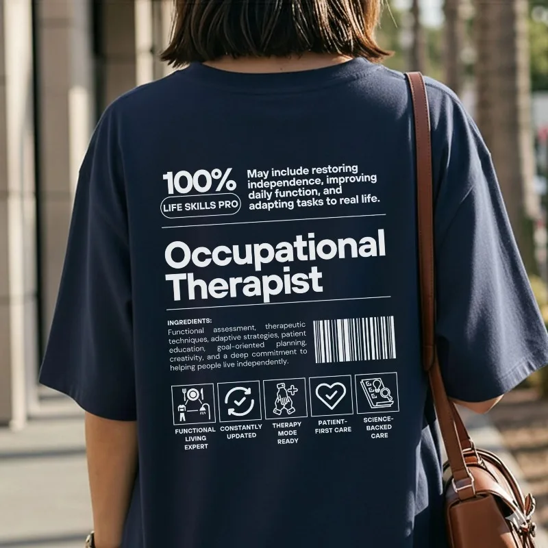 Sweat-shirt personnalisé pour thérapeute en ergothérapie, cadeau amusant pour les diplômés en OT, cadeau de remerciement pour l'ergothérapie