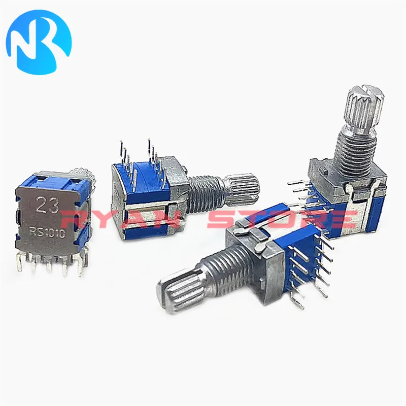 2PCS 100% New RS1010 Plum Shaft 15MM Band Rotary Gear Change Switch 1Pole 2 1Pole 3Position 1Pole 4 1Pole 5 2 Pole 2 Position