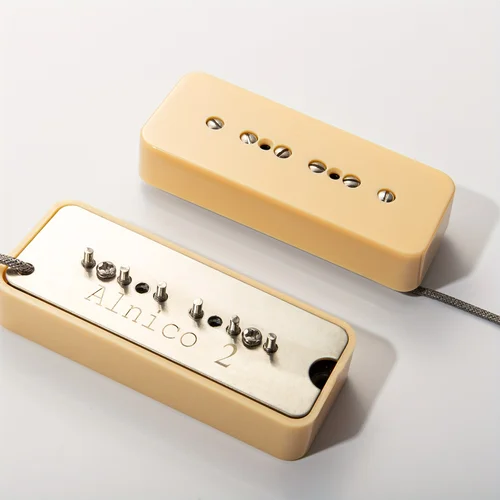 Imagen 2 del producto Pastilla de barra de jabón Phrilam Alnico2 Vintage P90, adecuada para reemplazo de piezas de guitarra eléctrica estilo LP P90
