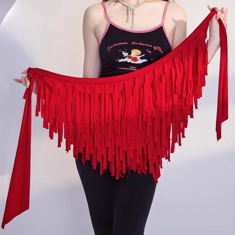 

Индивидуальный поясной шарф для танца живота с кисточками, треугольные костюмы для восточных танцев, тренировочный хип-шарф, поясной пояс, поясная цепочка