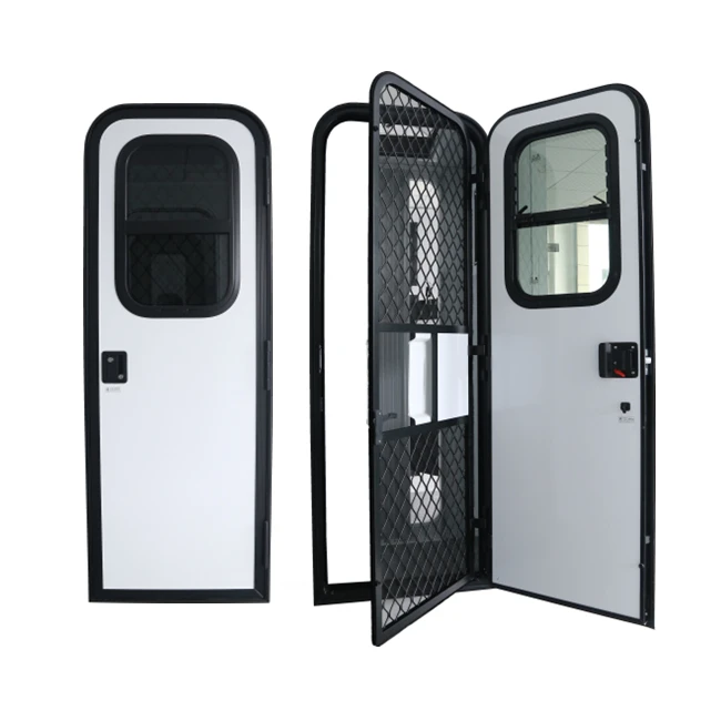 

RV Door with Lock for Caravan Motorhome Camper Van Trailer Boat Aluminum Weatherproof