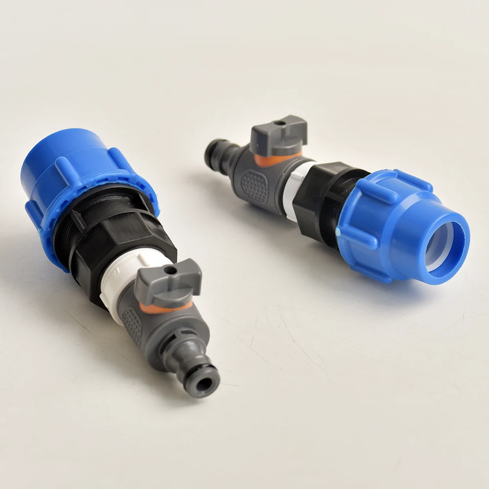 16mm Quick Connector Extension Adapters for O.D 25/32mm PVC PE Pipe Shut-Off  Waterproof and Leakproof Pipe Repair Adapters