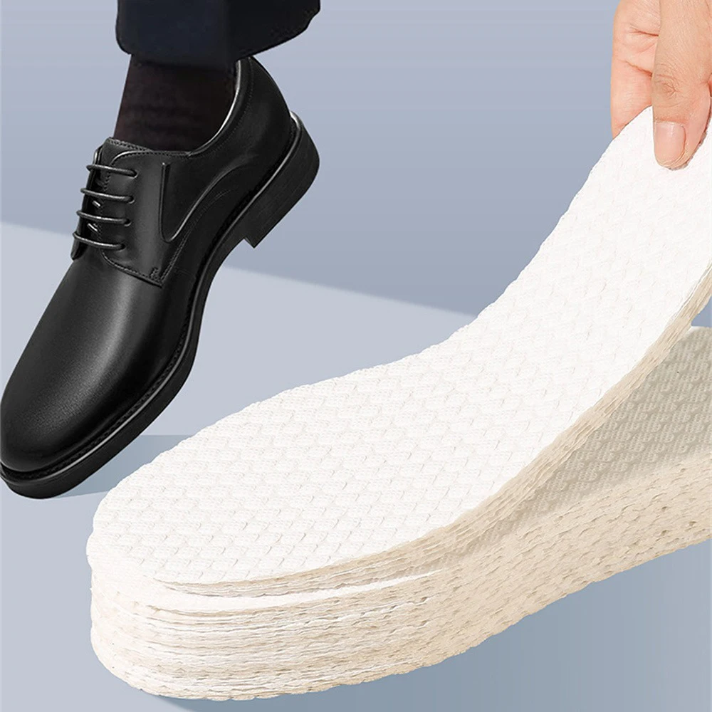 Disposable Insoles Environmentally Friendly Moisture Wicking Natural Wood Pulp Mat Nature Thin Insole Wood Pulp Anti-slip Insole