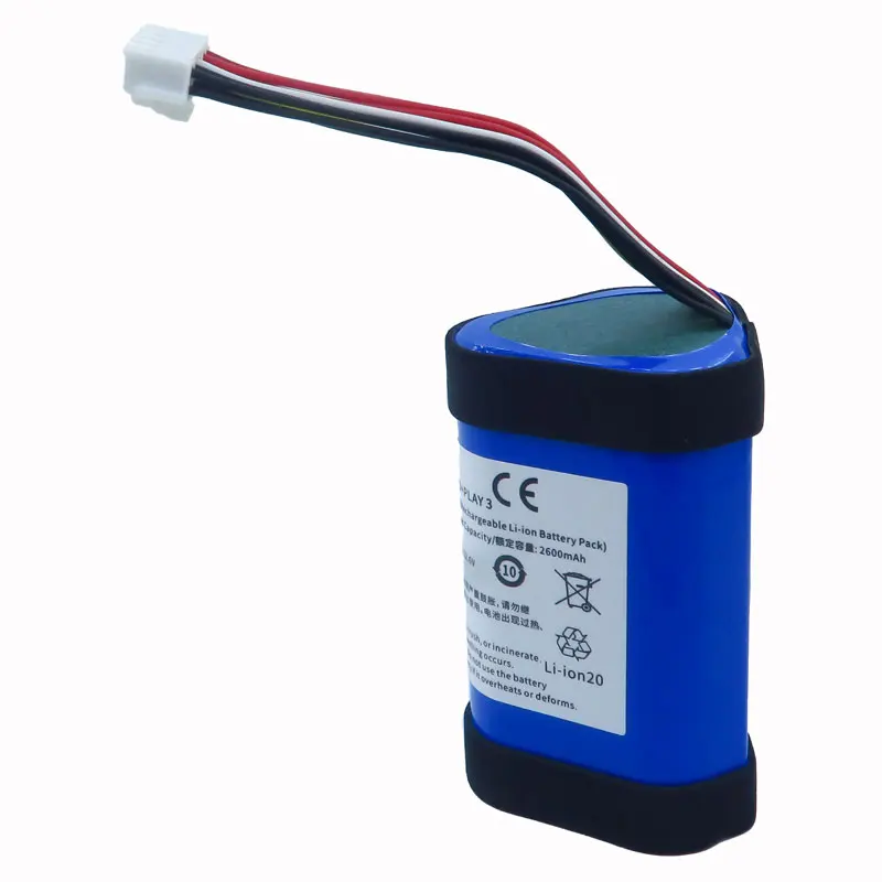 

C1146B4-18650-3S1P lithium battery Powerful 10.8v 2600mAh lithium polymer battery for Bluetooth speakers