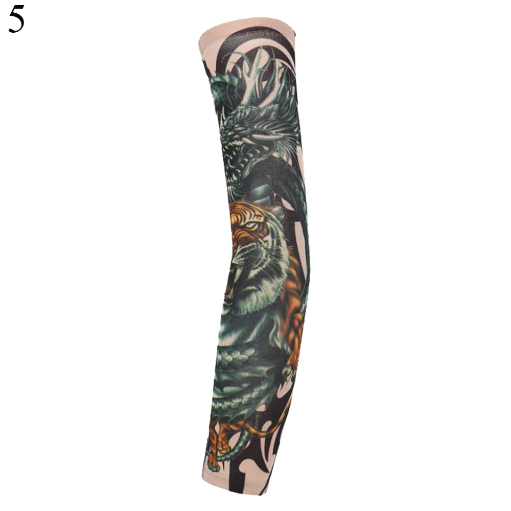 1Pc Sportswear Running Outdoor Sport Summer Cooling UV Protection Flower Arm Sleeves Sun Protection Arm Cover  Arm Sleeves