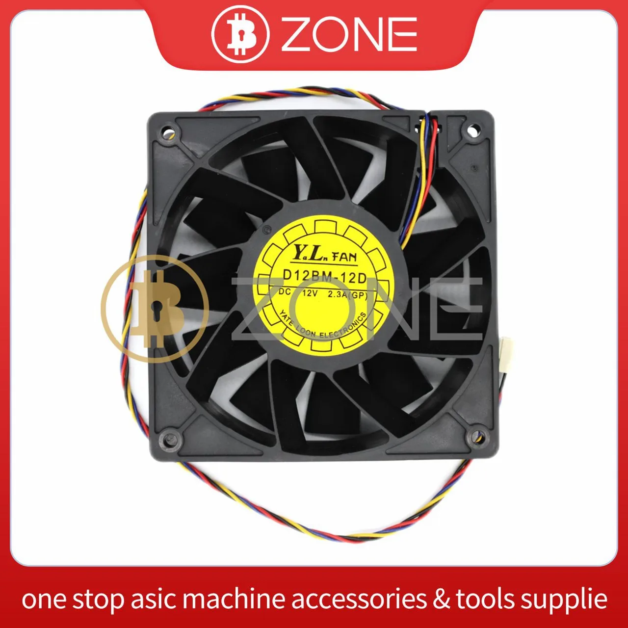 

6Pin D12BM-12D 12V 2.3A 12038 Cooler High Speed Cooling Fan DC Brushless For Bitmain Antminer L7 D7 S19 S17 T17 L3 S9 S7 Miner