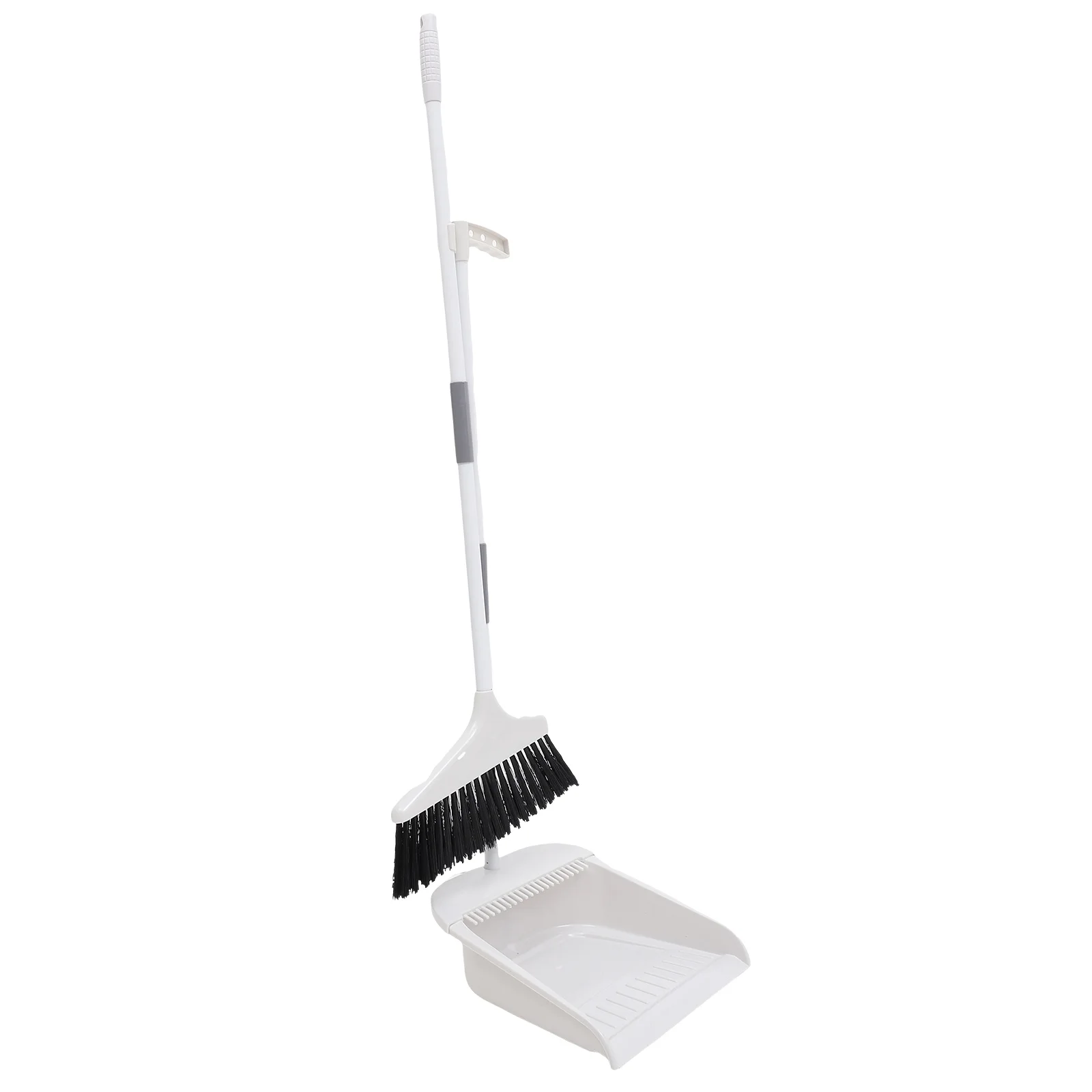 Broom Dustpan Set Dust Pan Broom Long Handle Heavy Duty Broom Dustpan Cleaning Brush Combo Home Kitchen Room Office Dorm Lobby