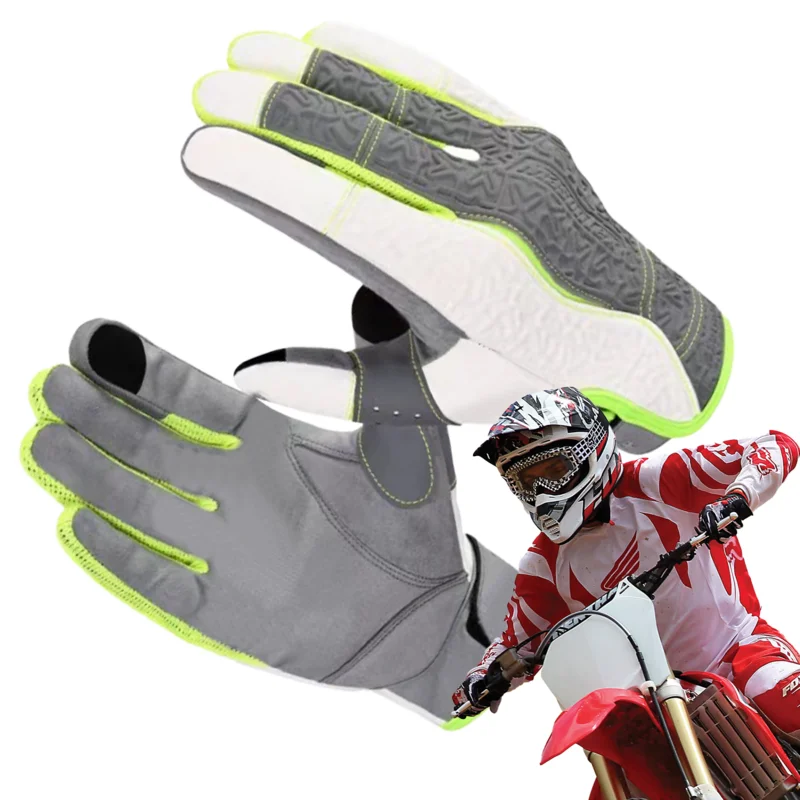 Motorcycle Gloves For Men Non-slip Dirt Bike Gloves Motocross Gloves Versatile Motorcycle Gear Motorbike Gloves Full Finger