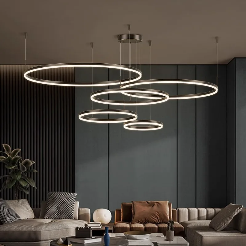 Modern LED Chandeliers para Home Decor, Luzes penduradas, Sala de estar, Sala de jantar, Iluminação interior