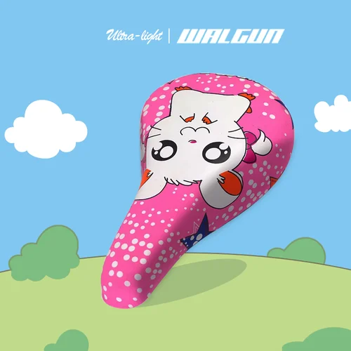 Sillín de bicicleta suave para niños, sillín delantero de bicicleta de conejo rosa, sillín cómodo para bicicleta, accesorios eléctricos para bicicleta