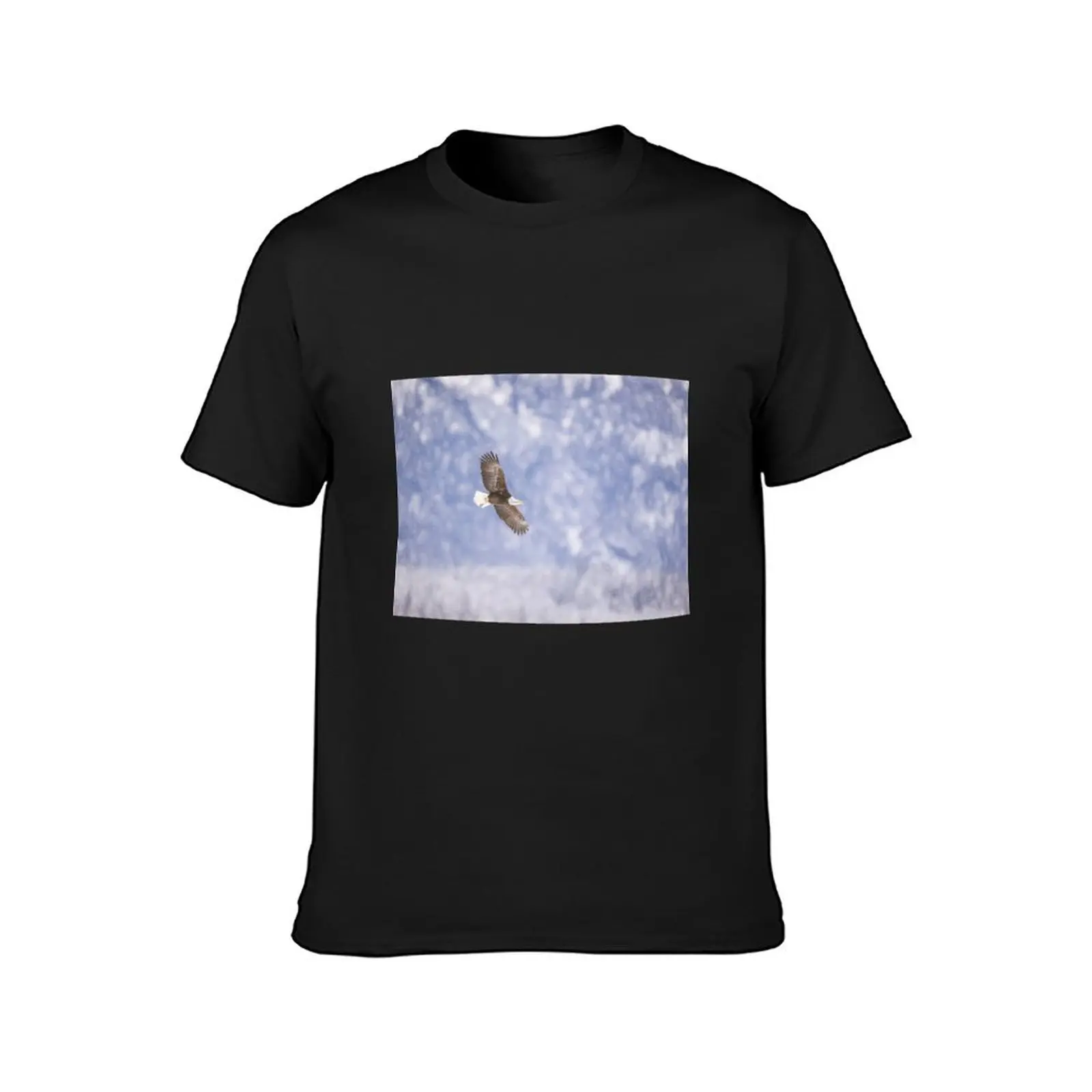 Eagle Soaring High in Alaska T-Shirt heavyweights plain oversized t shirt men