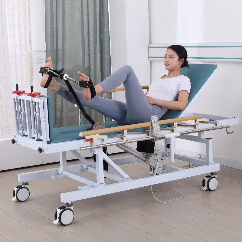 hot selling elderly paralyzed patients medical rehabilitation lifting lowering electric Standing hospital bed