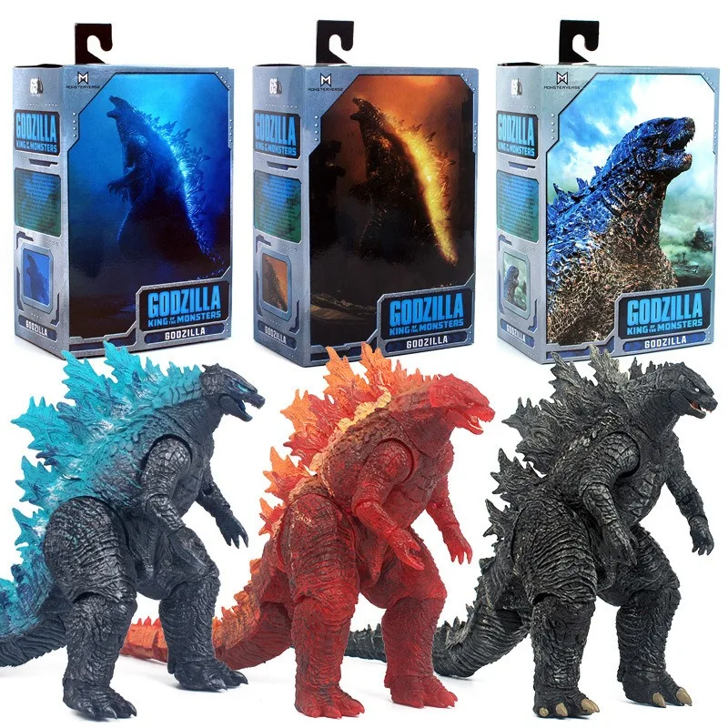 NECA New Mechanical Multi-Jointed Toy Movie Godzilla King Kong PVC Statue Action Figurine Desk Anime Model Toys Figures Gift