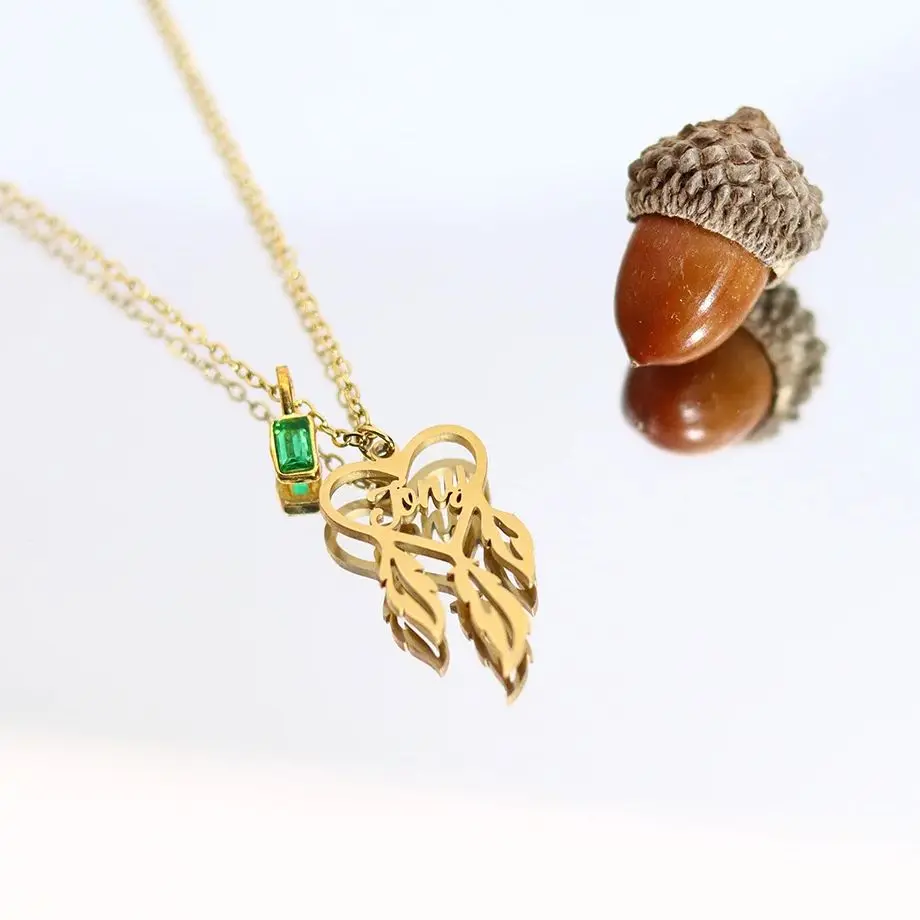 

Todorova Custom Name Heart Dreamcatcher Necklace Romantic Crystal Party Jewelry Gift For Women & Girls