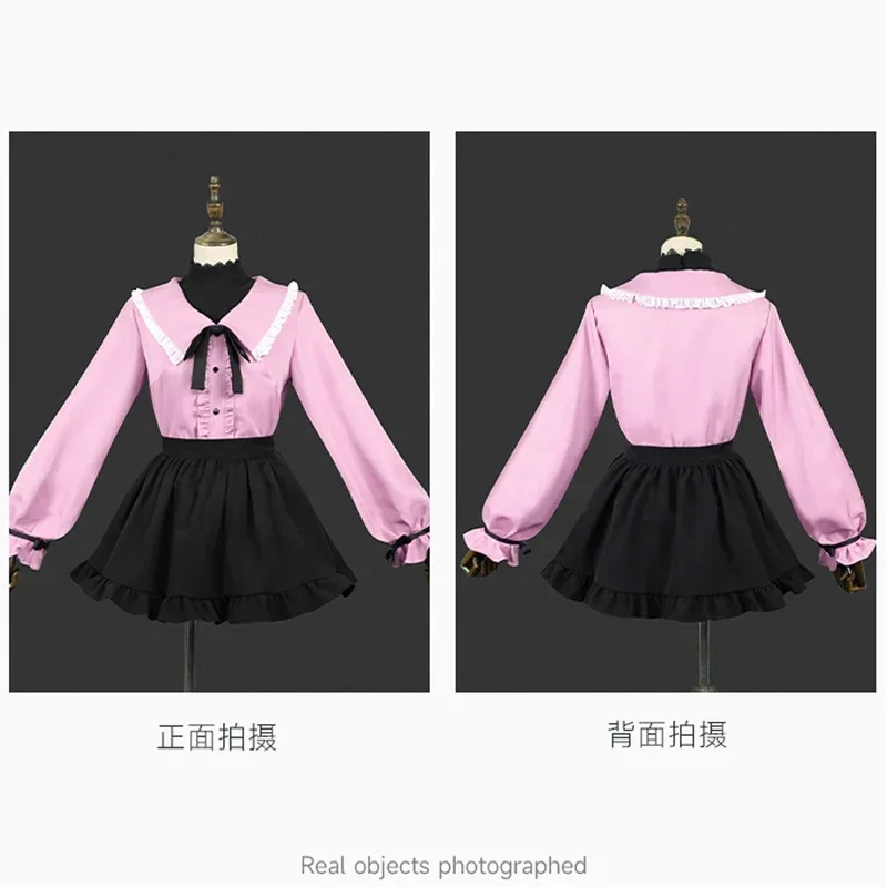 Sn66 vampiro Miku costume cosplay parrucca cosplay anime vestito rosa kawaii camicia uniforme Ragazza donna costume di Halloween accessori6w