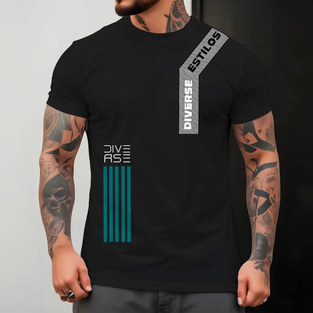 

Diverse Life Diverse Sports Men's Quick-drying T-Shirts Gym Training Exercise Breathable Soft Strentchy Comfy Stylish Fadeless