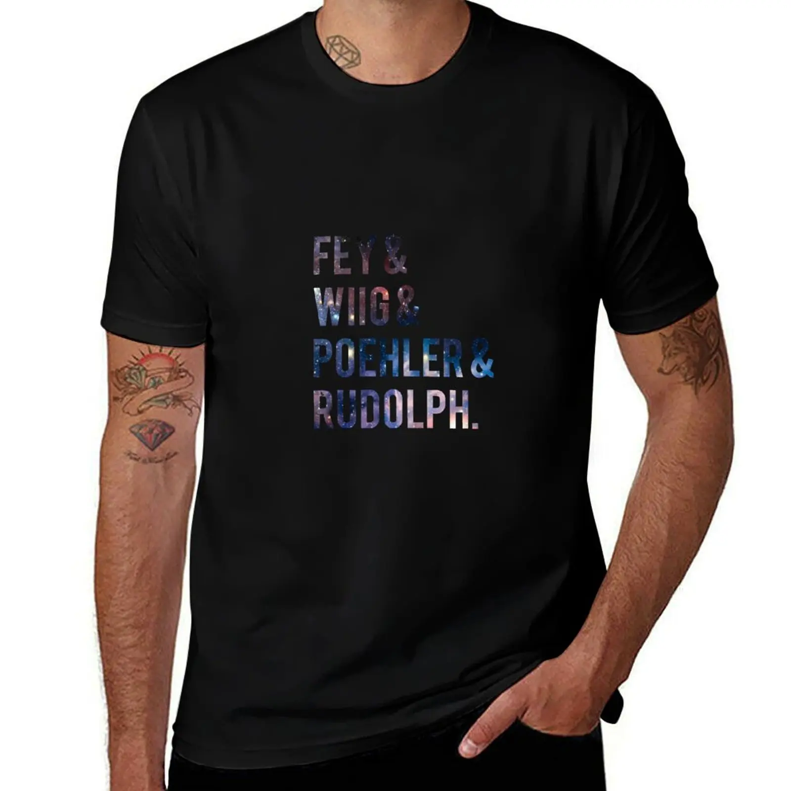 women of snl (Tina Fey, Kristen Wiig, Amy Poehler, Maya Rudolph) T-Shirt Lightweight Print T-Shirt