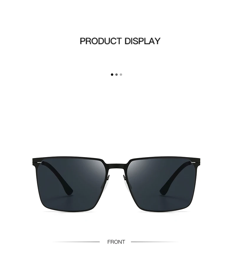 Neue Herren-Sonnenbrille aus Metall – modische Outdoor-Freizeitbrille, UV-Schutz, geeignet zum Fahren und Angeln 5133 – Detail 10