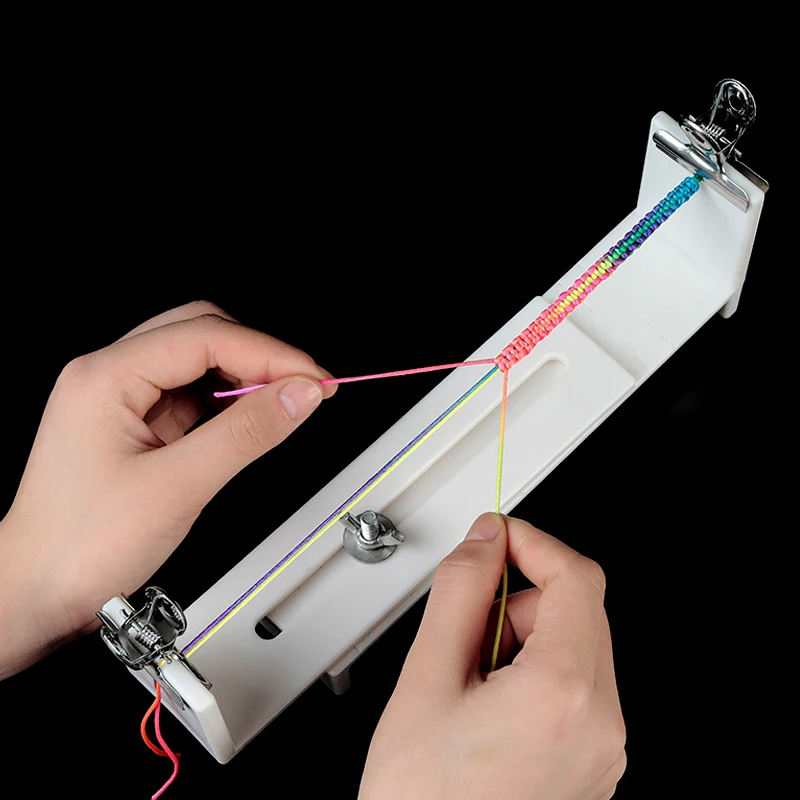 

Браслет «сделай сам», красная веревка, плетеная рамка, фиксированные инструменты ручной работы, плетеная веревка, артефакты, фиксированная пластина, инструмент для вязания