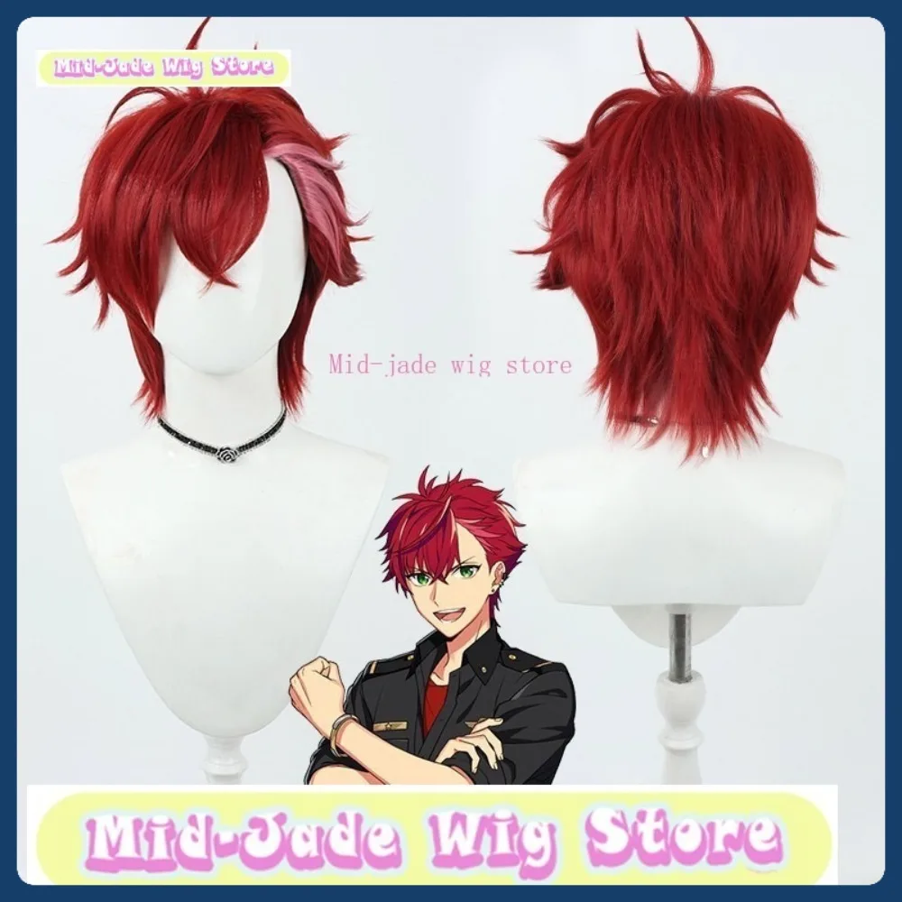 

Mid-jade Wig Store Rising Heroes Akira Cosplay Wig Halloween Anime Role-playing Synthetic Hair Anime Wig