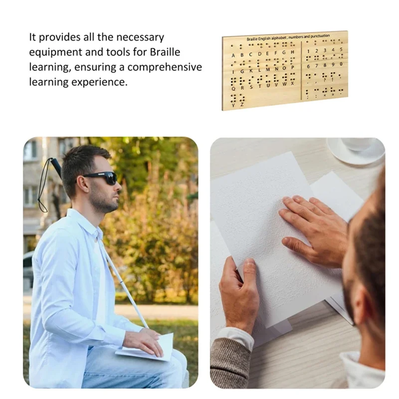 AT93-أدوات تعليمية لوحة خشبية أرقام الحروف العمياء لوحات الكتابة لوازم القلم عبوة معدات التعلم حجم المحمولة #4
