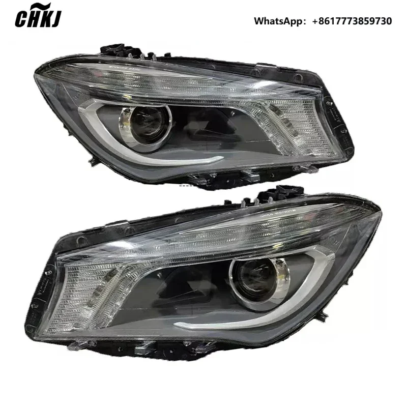 

CHKJ OEM 1179066300/1179066400 Front Headlights New Blue Light Color Xenon Headlights R & L for CLA200 C117