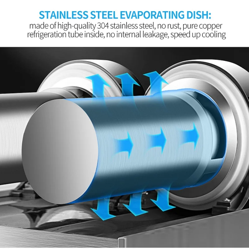 상업용 슬러시 기계, 냉동 음료, 얼음 음료 슬러시 기계, 대용량 이중 탱크 슬러시 기계