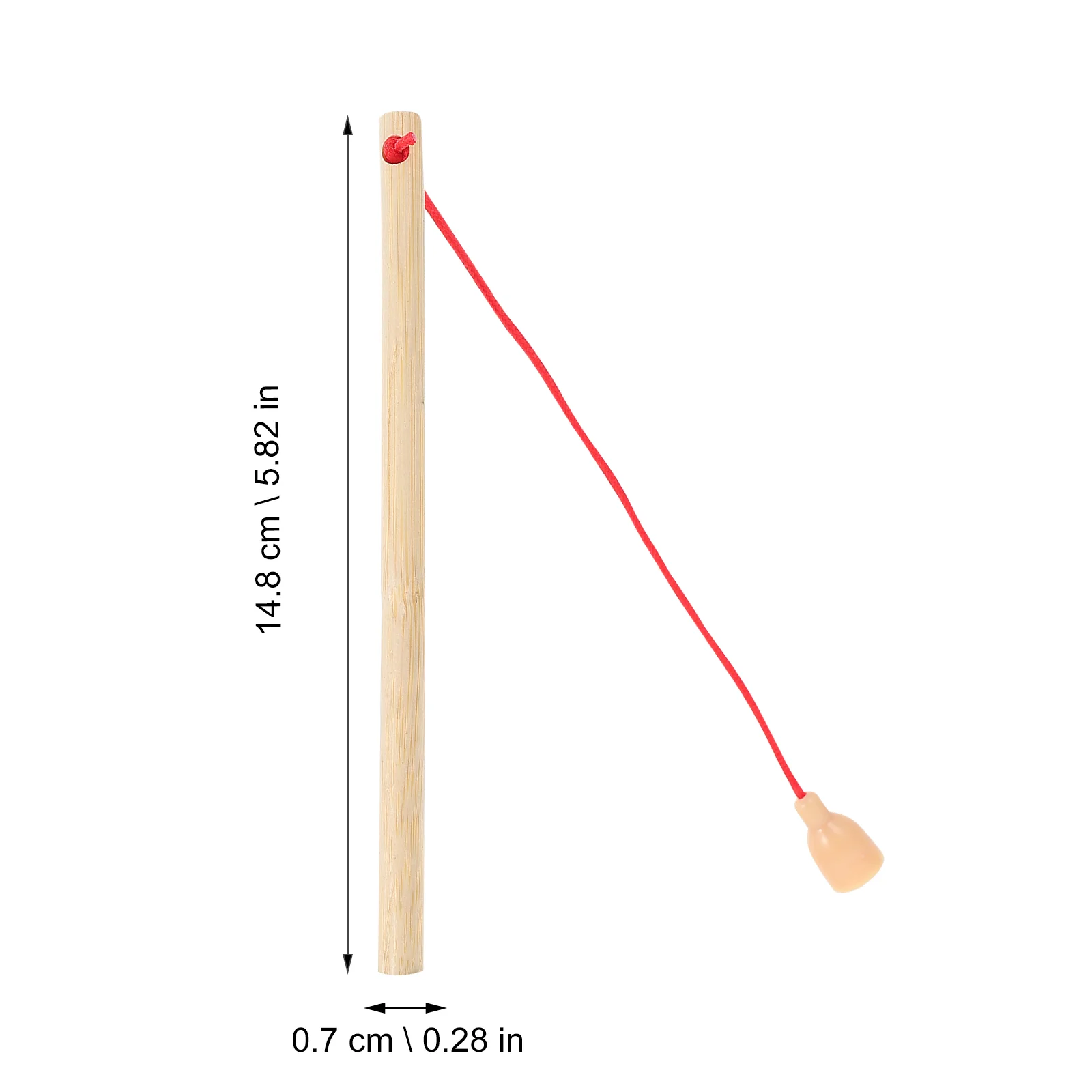 6 Stuks Magnetische Kracht Houten Hengel Kind Peuter Mini Speelgoed Kids Magneten Spel 148X07X07Cm Grappig Vangen