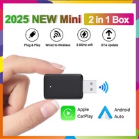 2in1 Wireless CarPlay Android Auto Adapter NEW Mini Box Smart Mini Box Plug And Play Dongle Bluetooth WiFi Fast Connect Mini Box