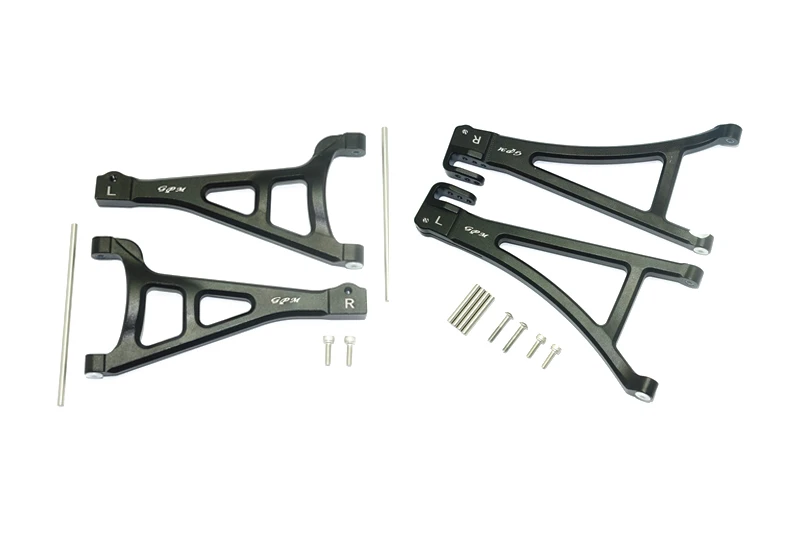 GPM Aluminum Front Suspension Arm Set (Upper+Lower) For TRAXXAS E-REVO 2.0