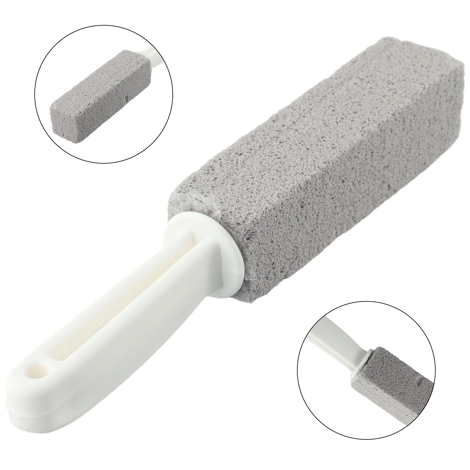 المرحاض فرشاة الحمام حجر الخفاف السيليكا للزوايا الميتة شق حمامات السباحة أحواض استحمام ساخنة أدوات تنظيف قوية 23.5x3.6 سنتيمتر