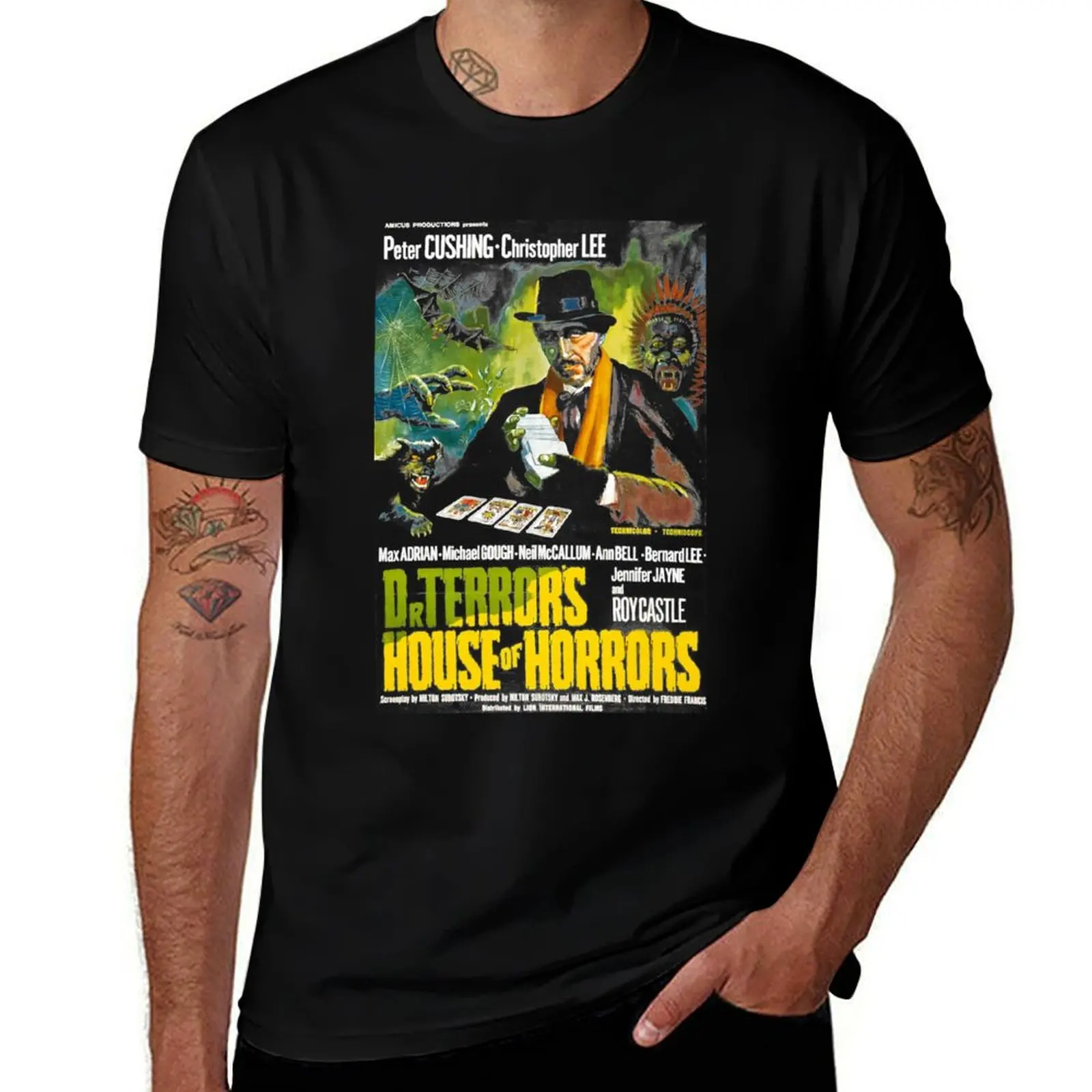 Dr Terror&x27;s House of Horrors T-Shirt customs cheap stuff summer top new edition mens vintage t shirts