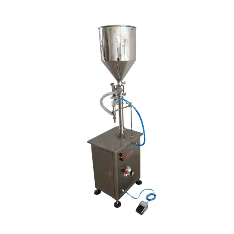 

GZA-1 Поршневая паста с одной головкой, машина для розлива крема, полуавтоматическая пневматическая вертикальная машина для медового томатного соуса