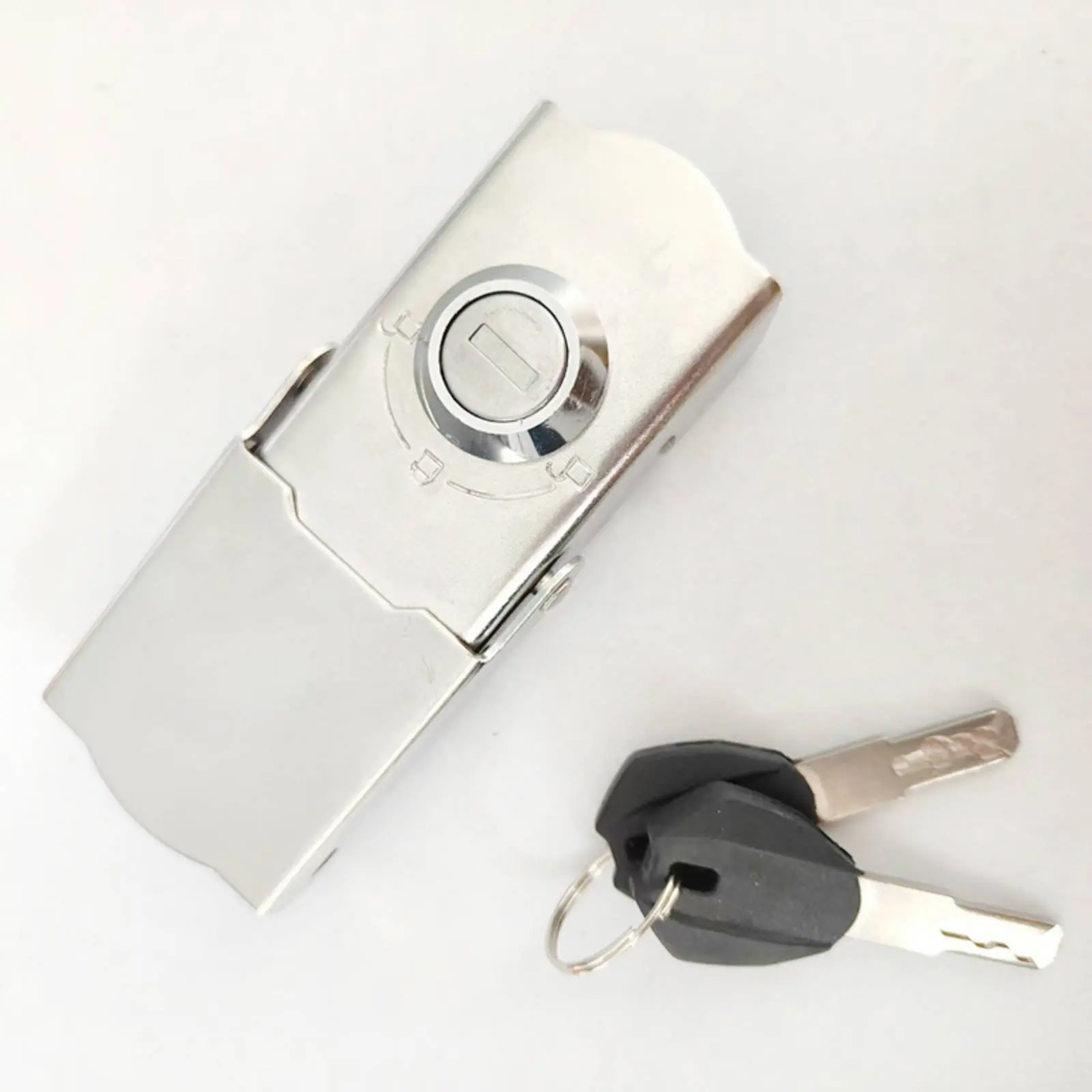 

Motorcycle Rear Trunk Lock Easy to Install Tail Box Lock Vehicle Security Sturdy Metal with Keys