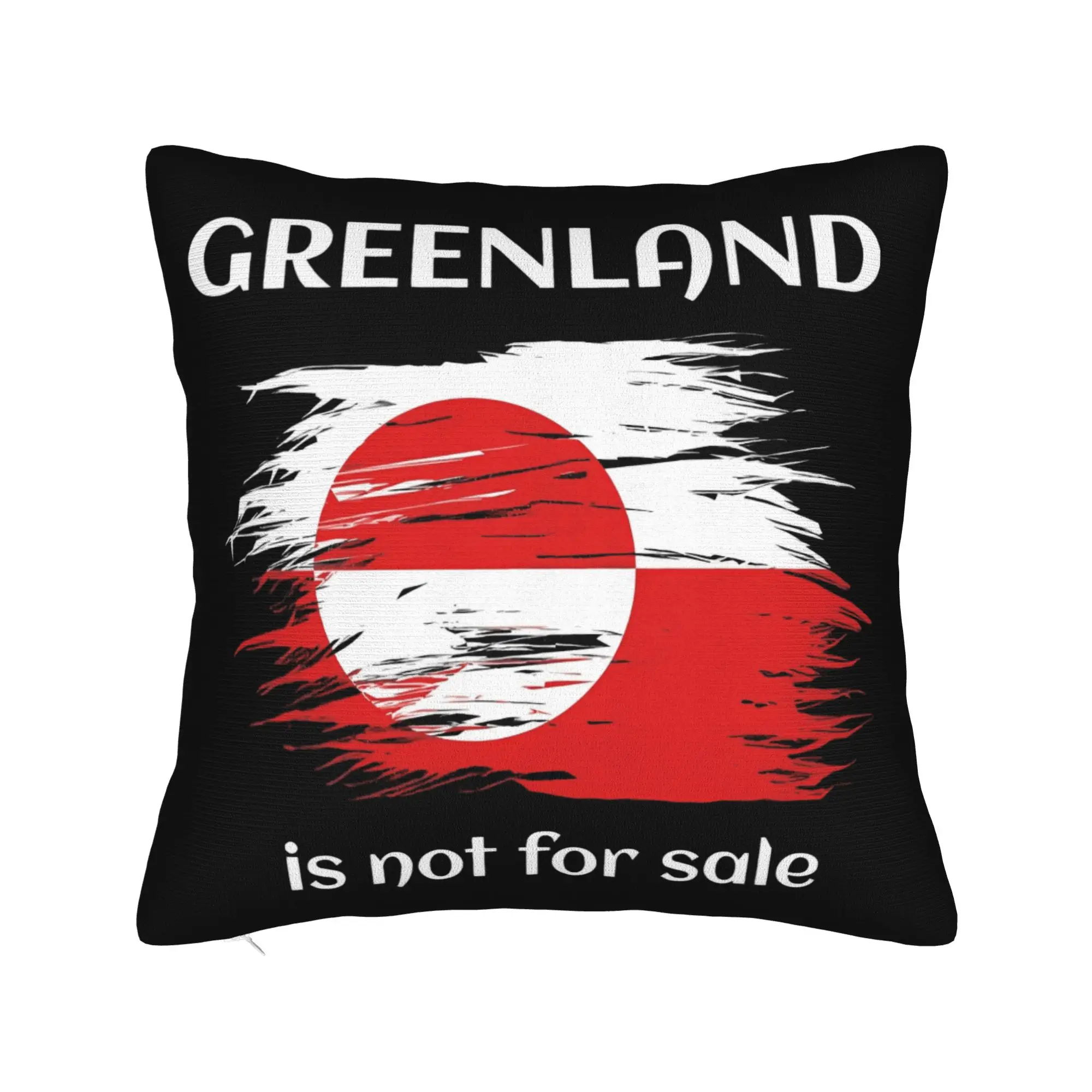 Pillow Cover Greenland Is Not For Sale  Morden Pillow Case For Sofa Couch Bed Living Room Pillowcases