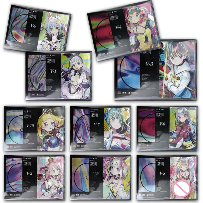 

Anime Goddess Story Star Story Hand Cyberpunk Vinyl Record Cards New Game Collection Man Surprise Children's Toys Birthday Gifts