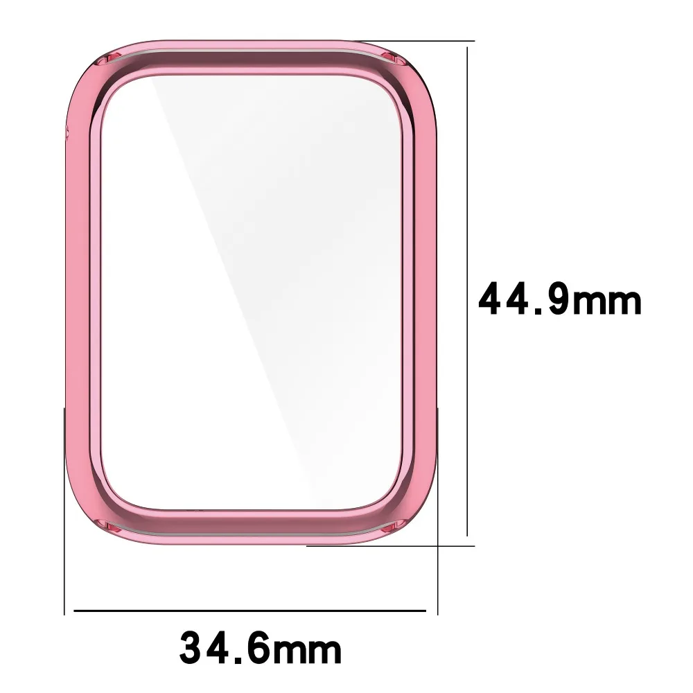 New TPU Protective Cover Full Cover Anti-Scratch Screen Protector All-Around Accessories Case Shell for Xiaomi Band 9 Pro