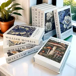 William Morris Fake Book Storage Box Luxury Decorative Books Design Coffee Table Bedroom Decoration Vintage Home Interior Decor