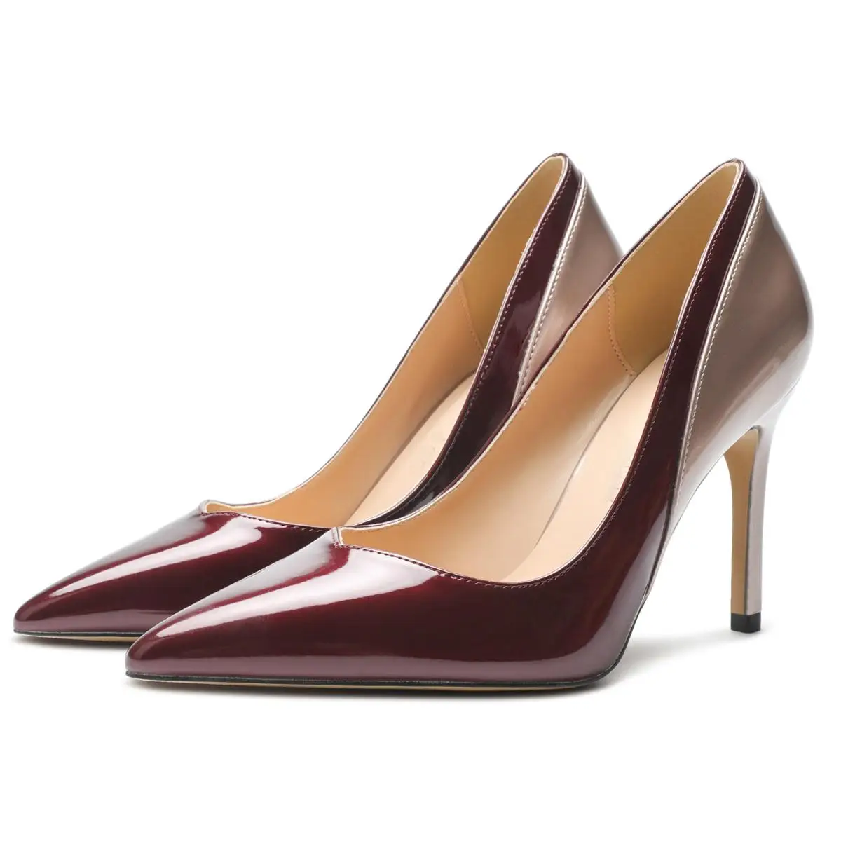 【Measure Your Feet Length Before Order】 Sexy Luxry Designer Woman Pumps Stiletto High Heel Lady Evening Dress Shoes 157-CHC-33