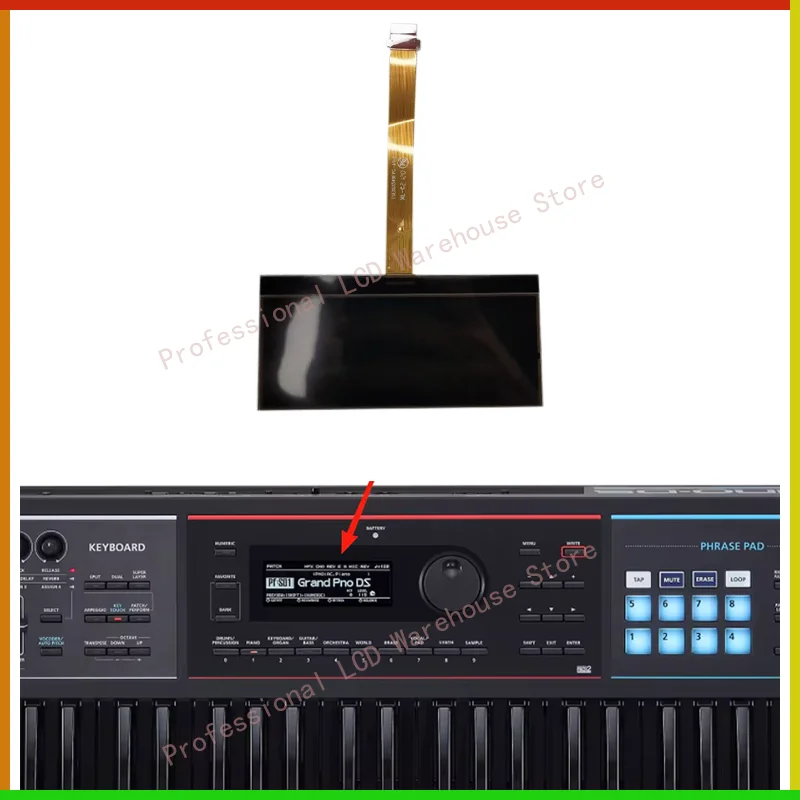 

ЖК-экран (без подсветки) для Roland JUNO-DS 61-клавишный синтезатор JUNO-DS61, замена матричного экрана