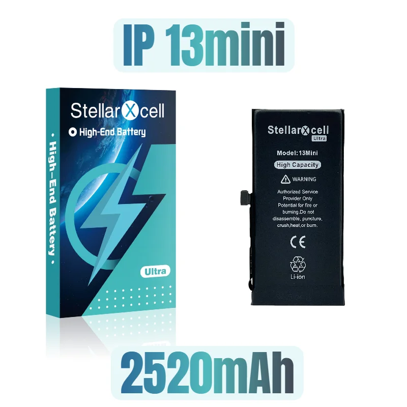 StellarXcell Ultra-Hochleistungsakku 7037 TI für iPhone 7 8 X XR XRMAX XS 11 12pro 13mini 14plus 15proMAX mit kostenlosen Werkzeugen 5