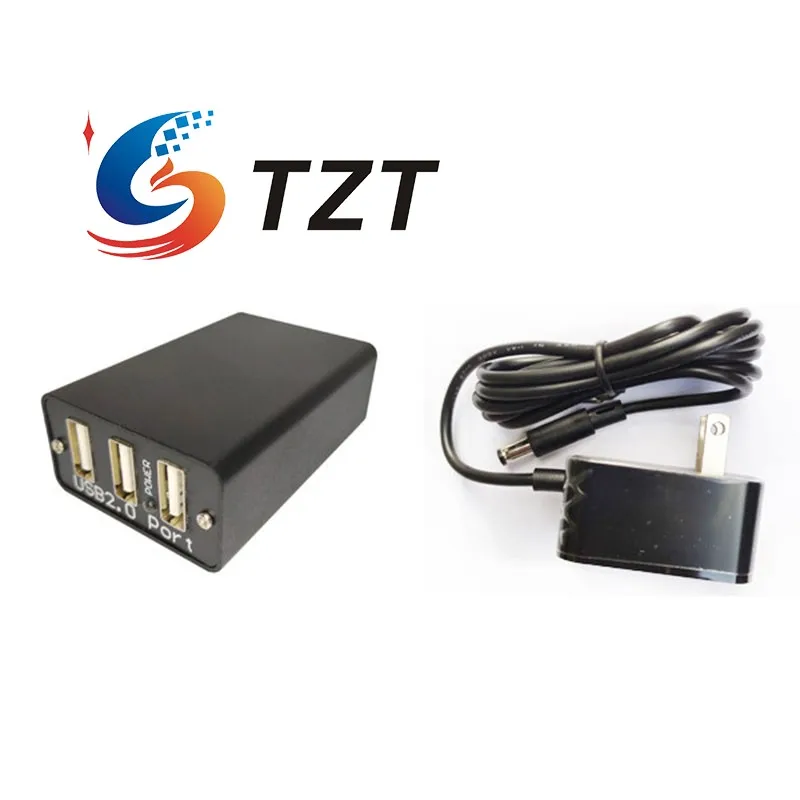 TZT USB2.0 1500VDC 480Mbps High Speed Isolator with 5V/2A Switch/5V/1A Linear Power Supply for DAC Decoder/Emulator