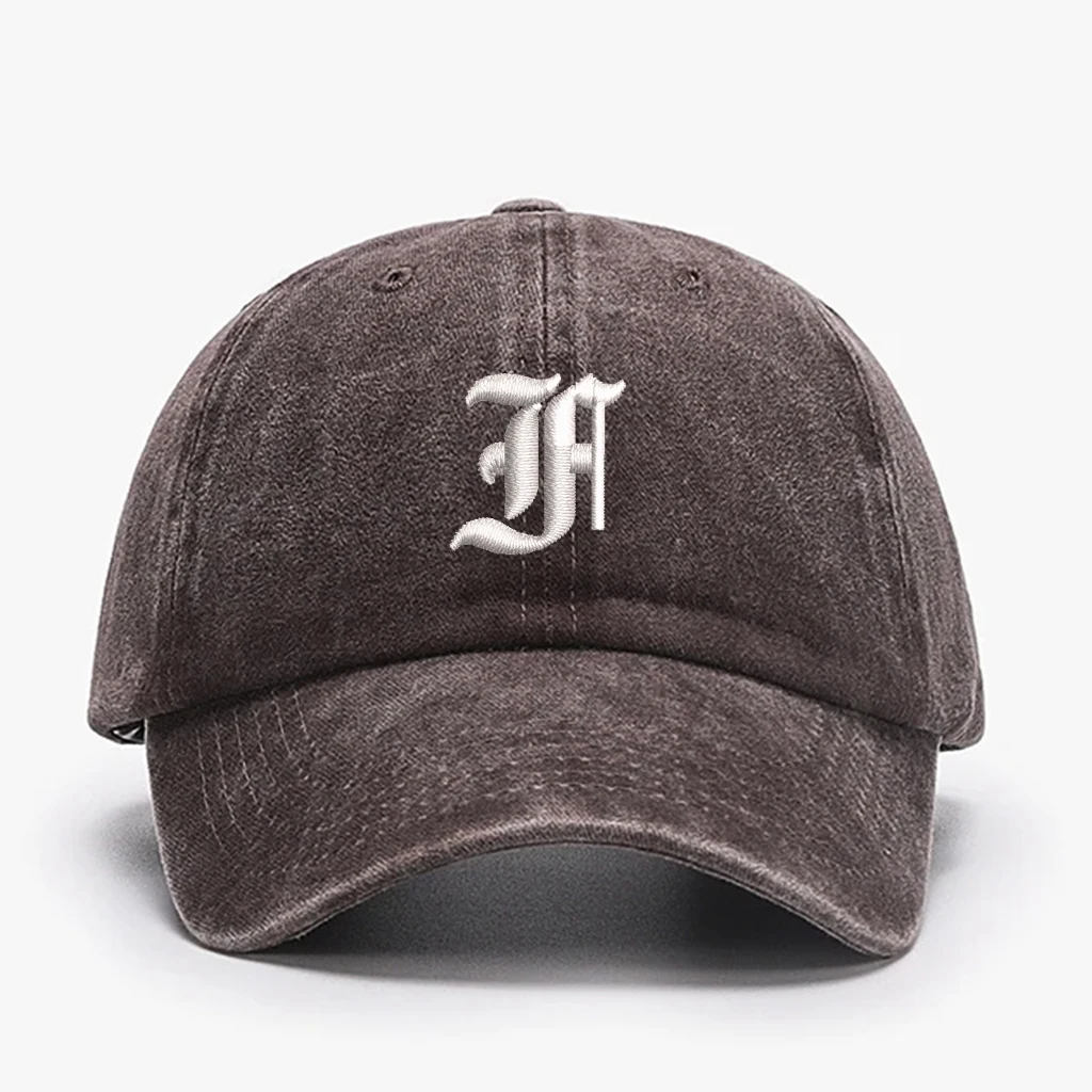 قبعة شتوية خارجية للرجال مطرزة F Beanie قبعة متماسكة دافئة للمشي لمسافات طويلة والركض #5